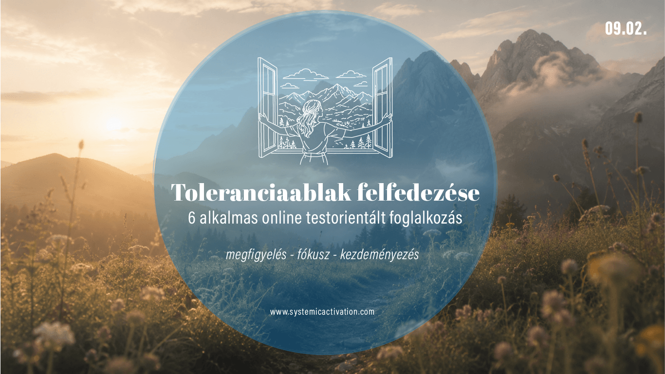 Toleranciaablak felfedezése – 6 alkalmas online testorientált foglalkozás