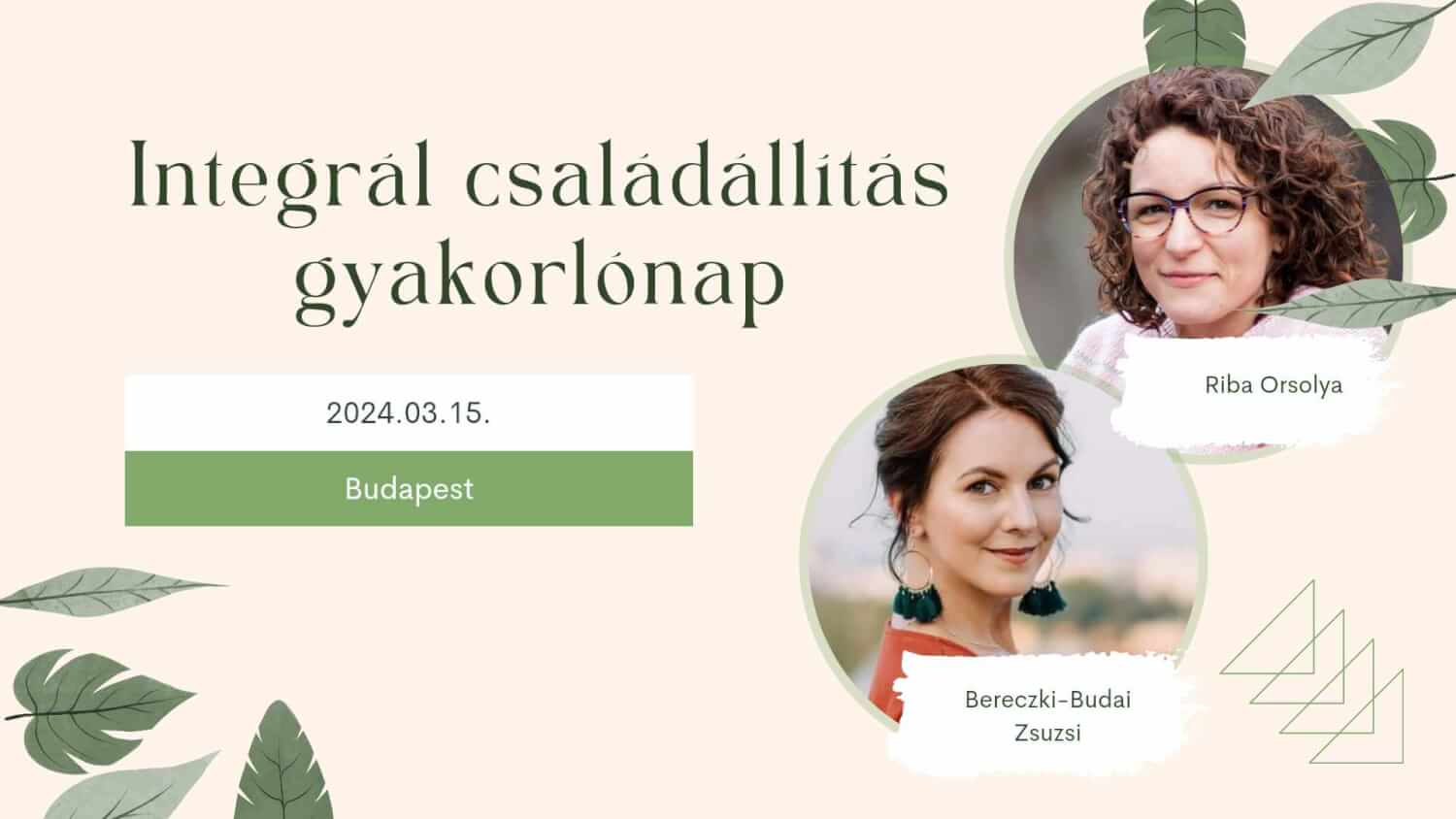 Integrál családálítás, önismereti gyakorló csoport